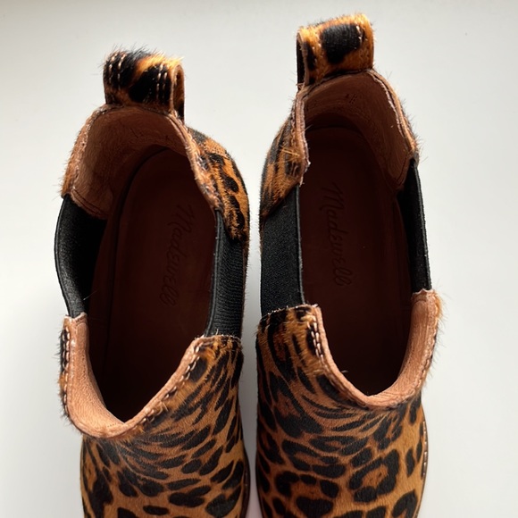 NIB Madewell Regan Boot in Leopard Calf Hair - Picture 6 of 11